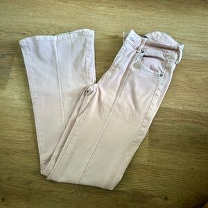 AE Light Pink Flare Jeans